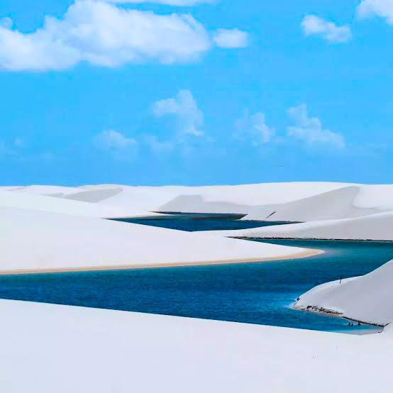 Lagoas do Atins — múltiplas lagoas nos Lençóis